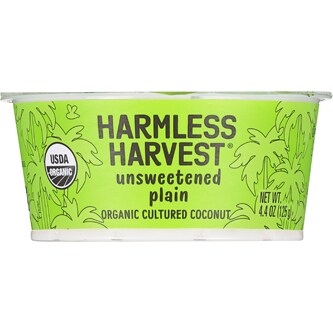Harmless Harvest Organic Dairy-Free Coconut Yogurt Alternative, Unsweetened Plain