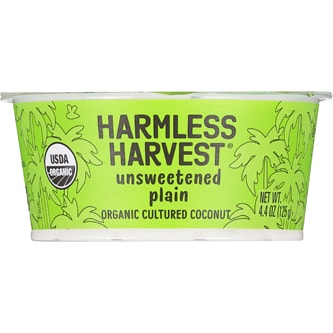 Harmless Harvest Organic Dairy-Free Coconut Yogurt Alternative, Unsweetened Plain