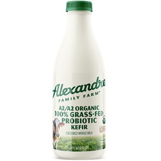 Alexandre A2/A2 Organic 100% Grass Fed Probiotic Whole Milk Kefir