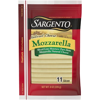 Sargento Sliced Low Moisture Part-Skim Mozzarella Cheese