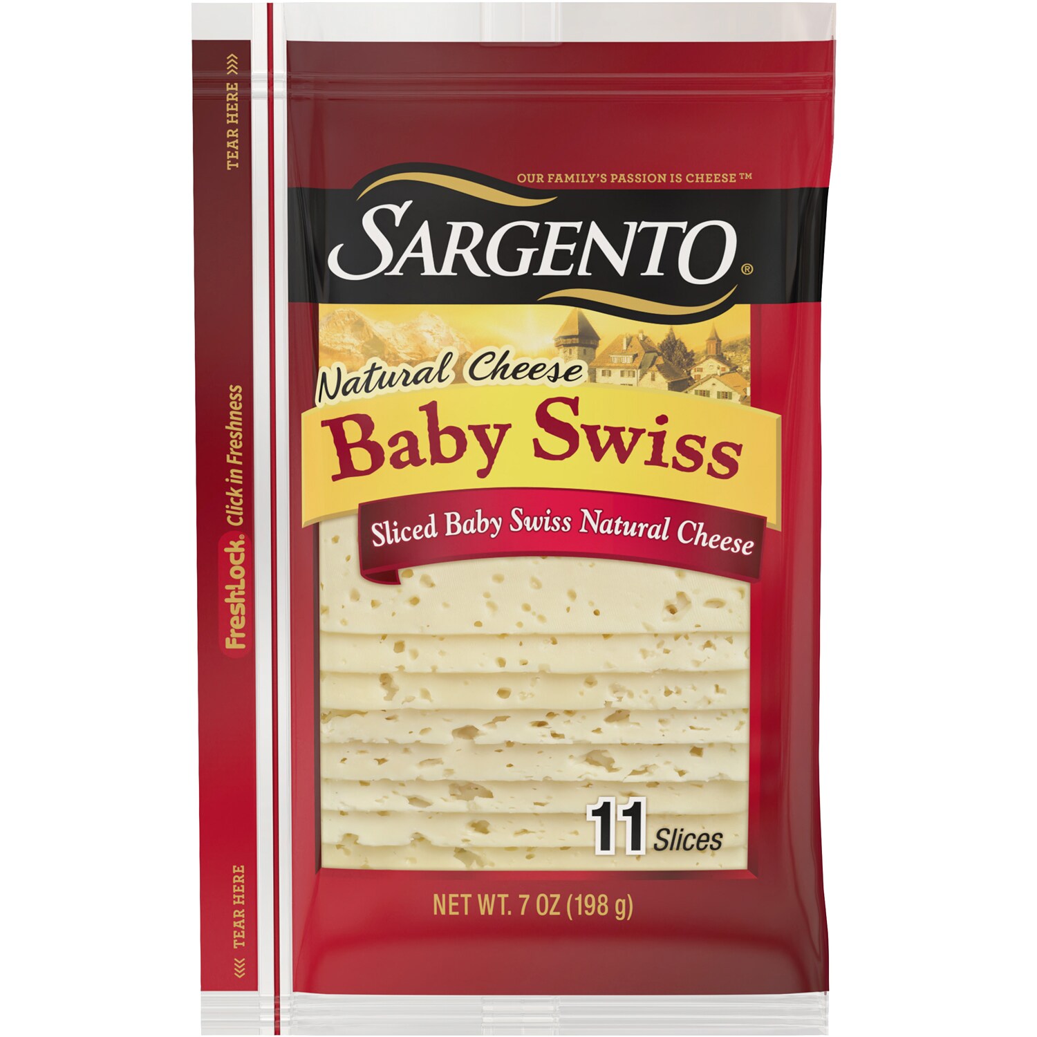 Sargento Sliced Baby Swiss Cheese
