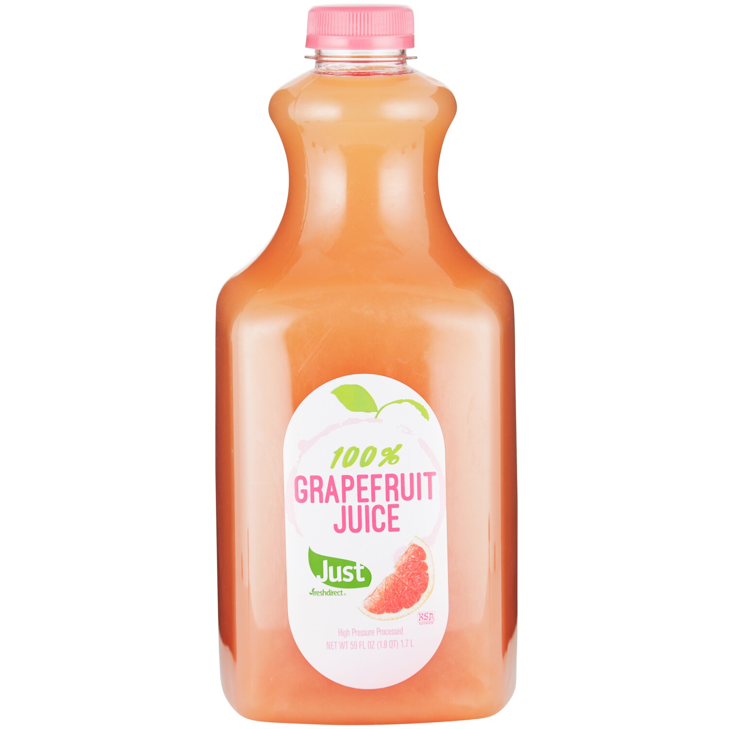 Just FreshDirect 100% Grapefruit Juice, Plastic Bottle