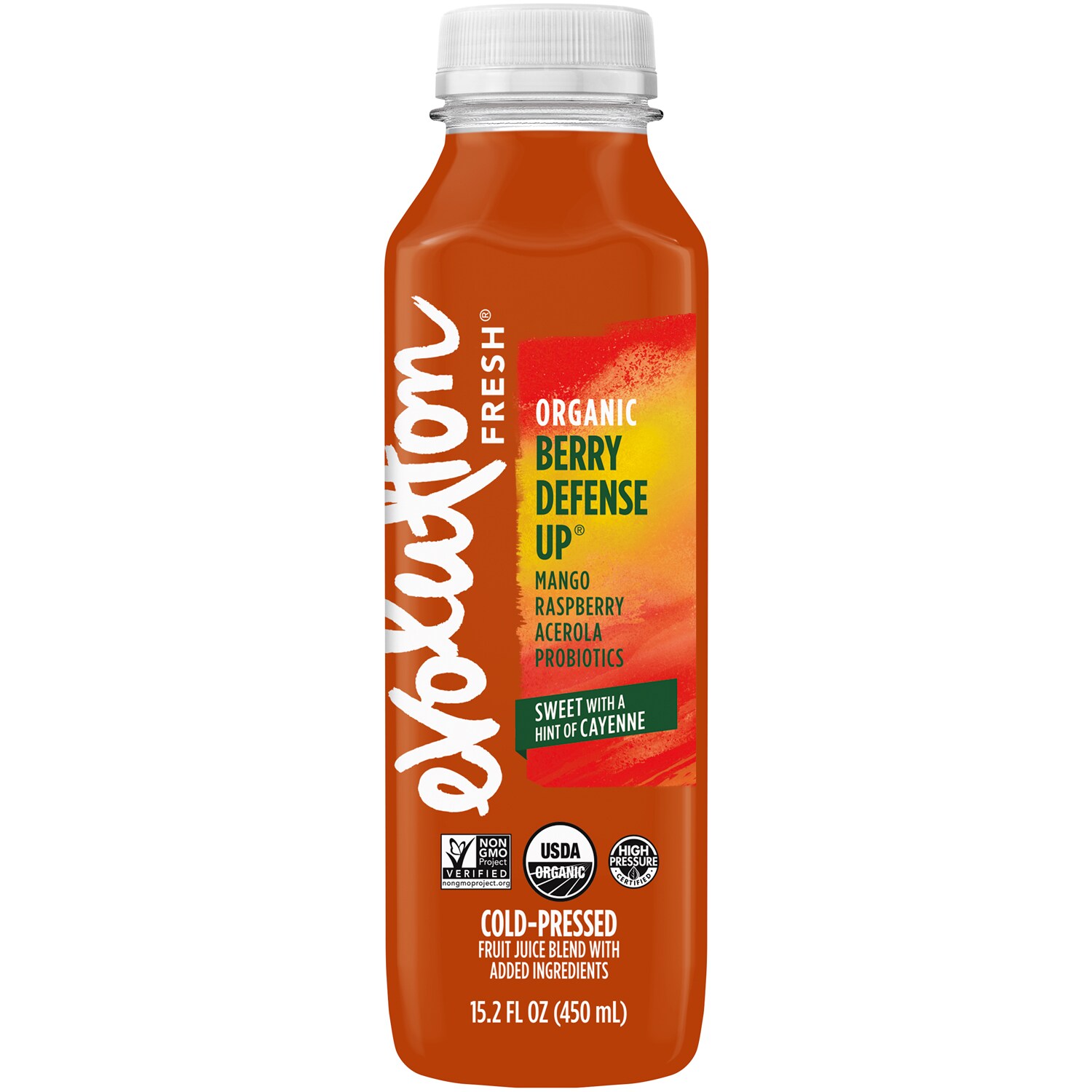 Evolution Fresh Cold-Pressed Organic Juice Blend, Berry Defense Up, Plastic Bottle
