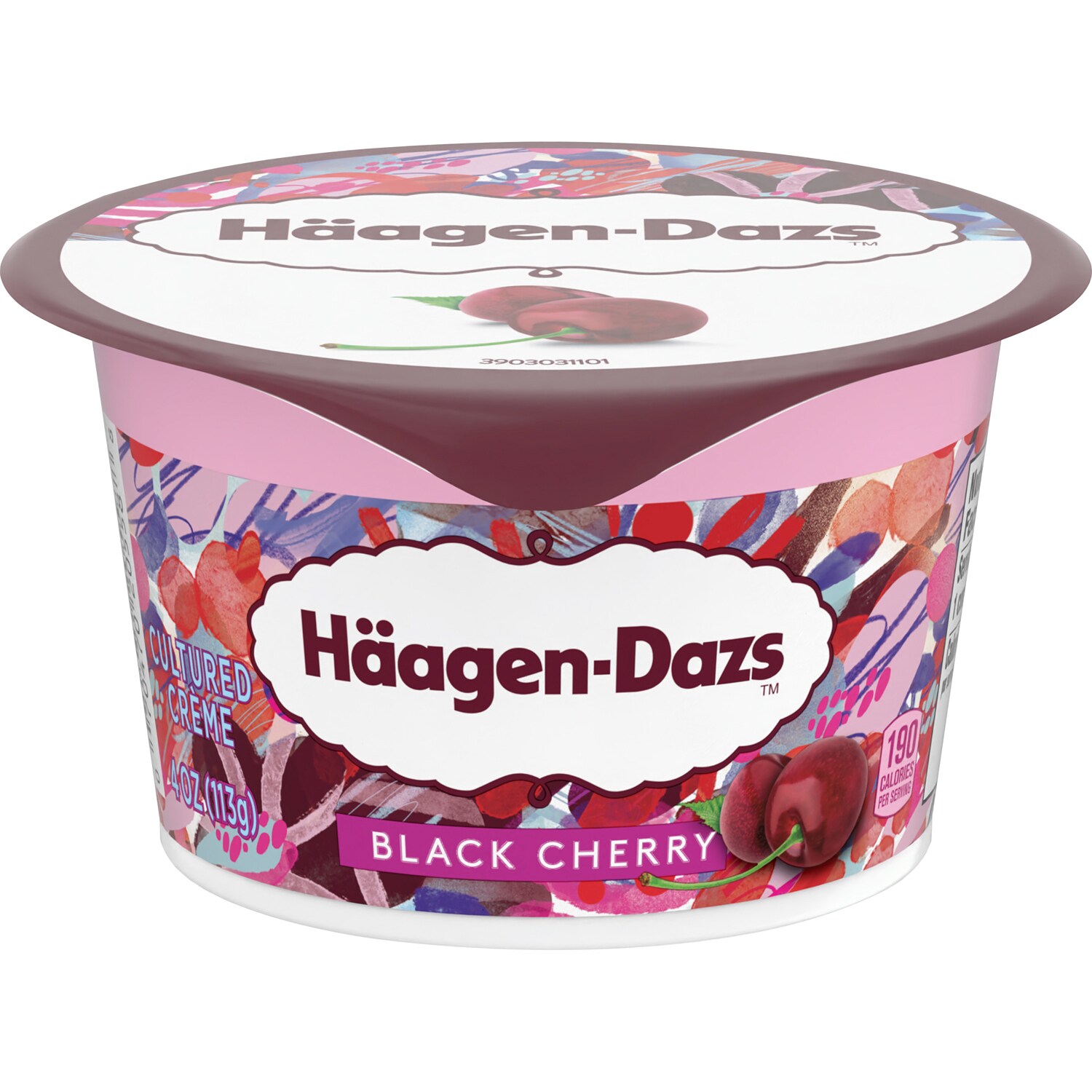 Haagen-Dazs Cultured Crème Yogurt, Black Cherry