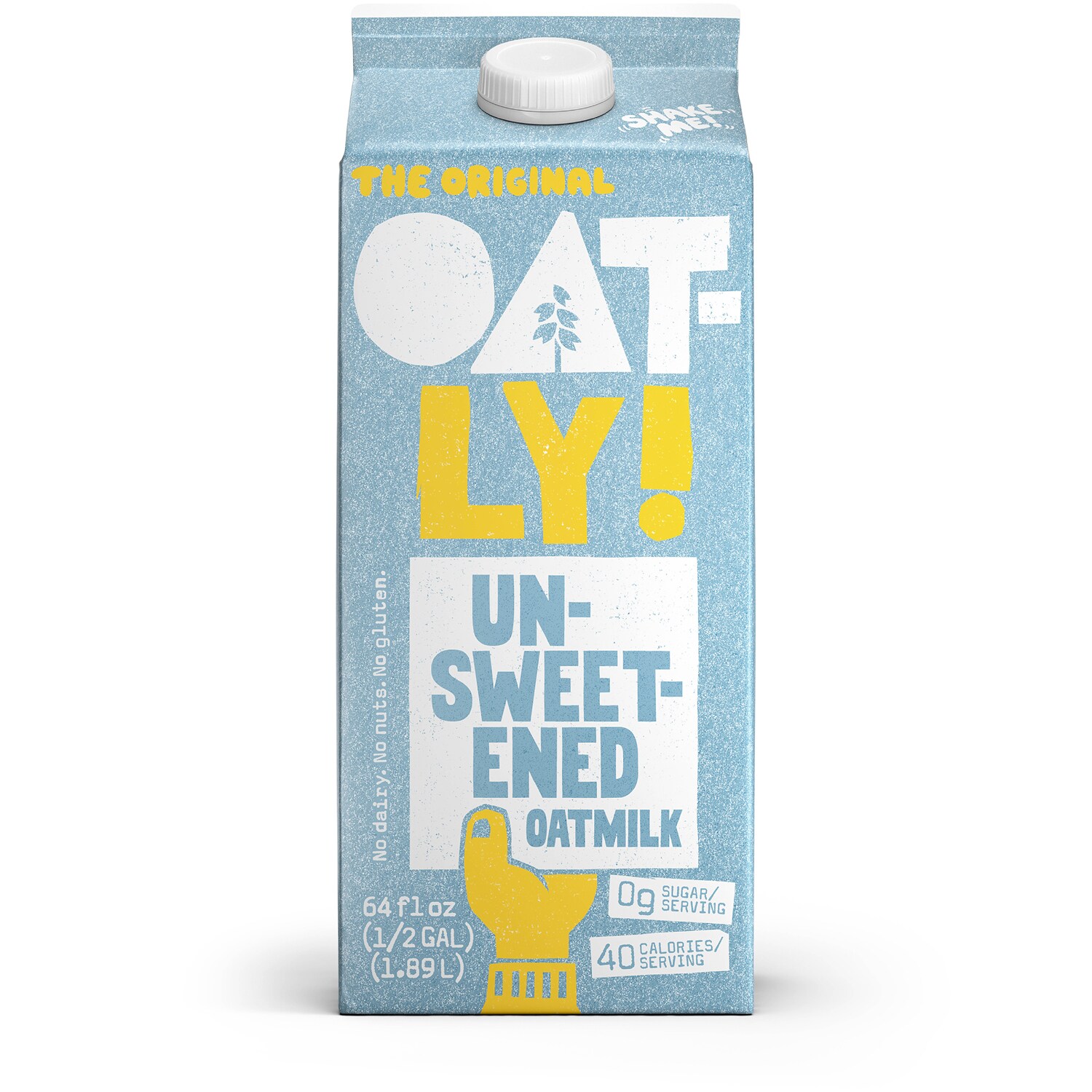 Oatly Oatmilk, Unsweetened, Carton