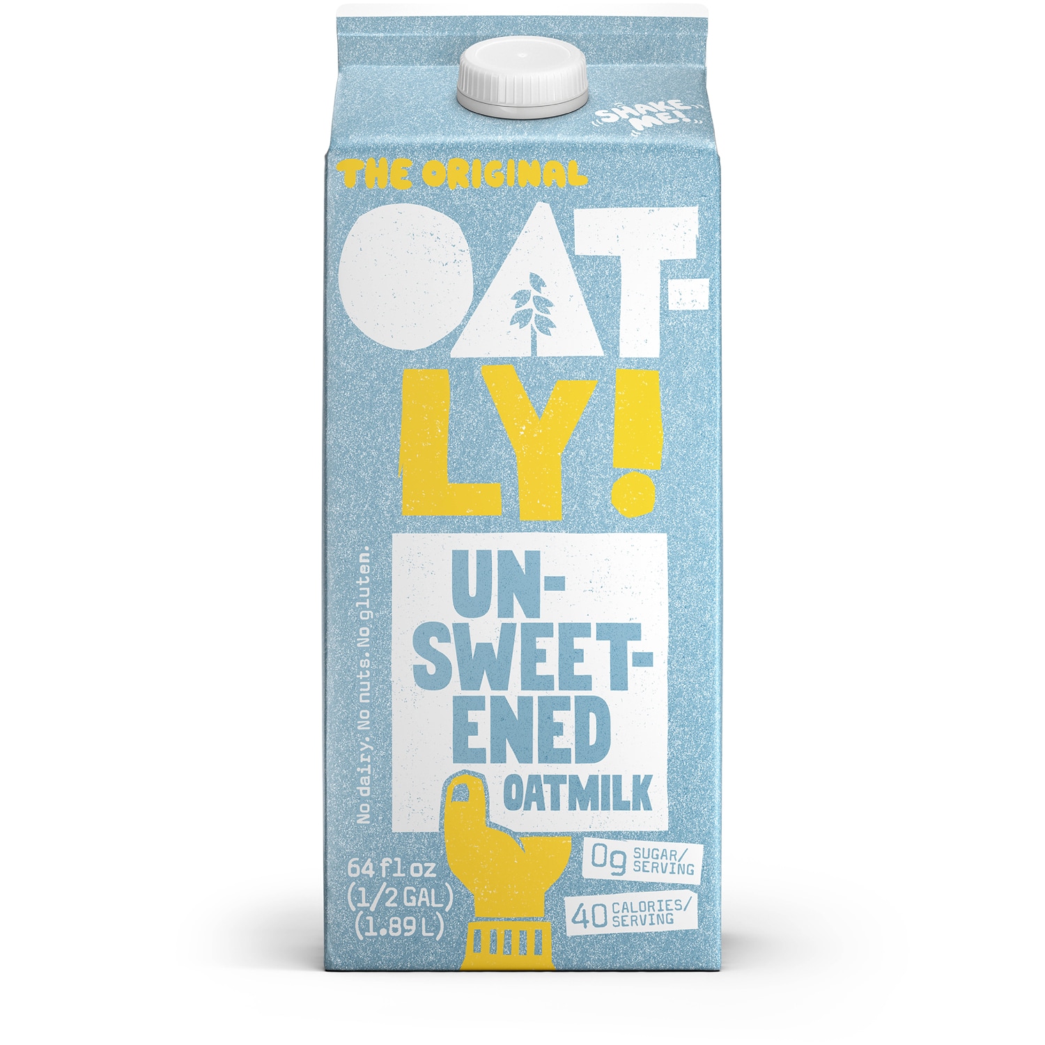 Oatly Oatmilk, Unsweetened, Carton