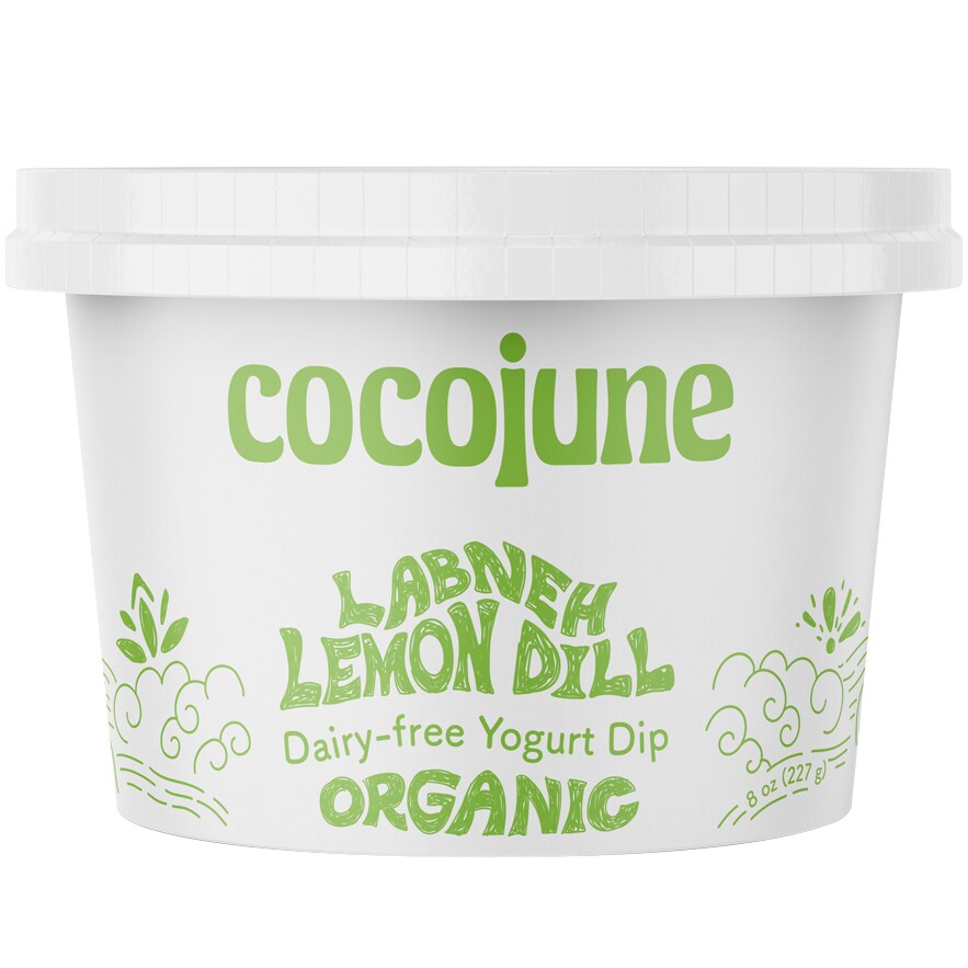 Cocojune Organic Labneh Dairy-Free Yogurt Dip, Lemon Dill