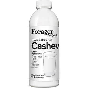 Forager Organic Dairy-Free Cashewmilk, Unsweetened, Plastic Bottle