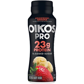 Oikos Pro Greek Yogurt, Strawberry Banana