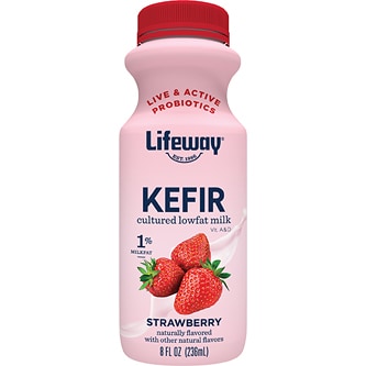 Lifeway Low-Fat Kefir, Strawberry