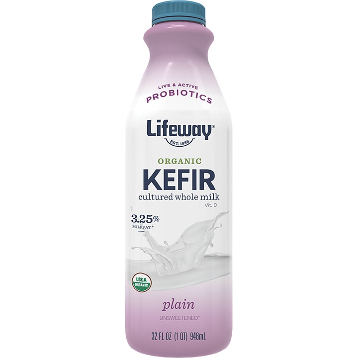 Lifeway Organic Whole Milk Kefir, Plain