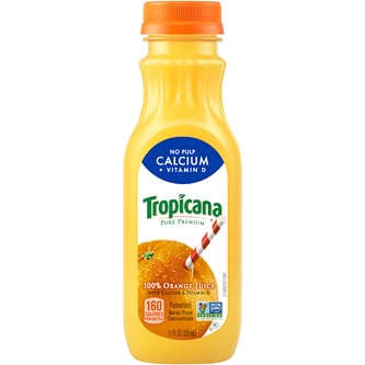 Tropicana Premium Orange Juice-No Pulp Calcium + Vitamin D