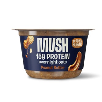 Mush Ready-to-Eat Overnight Oats, Peanut Butter