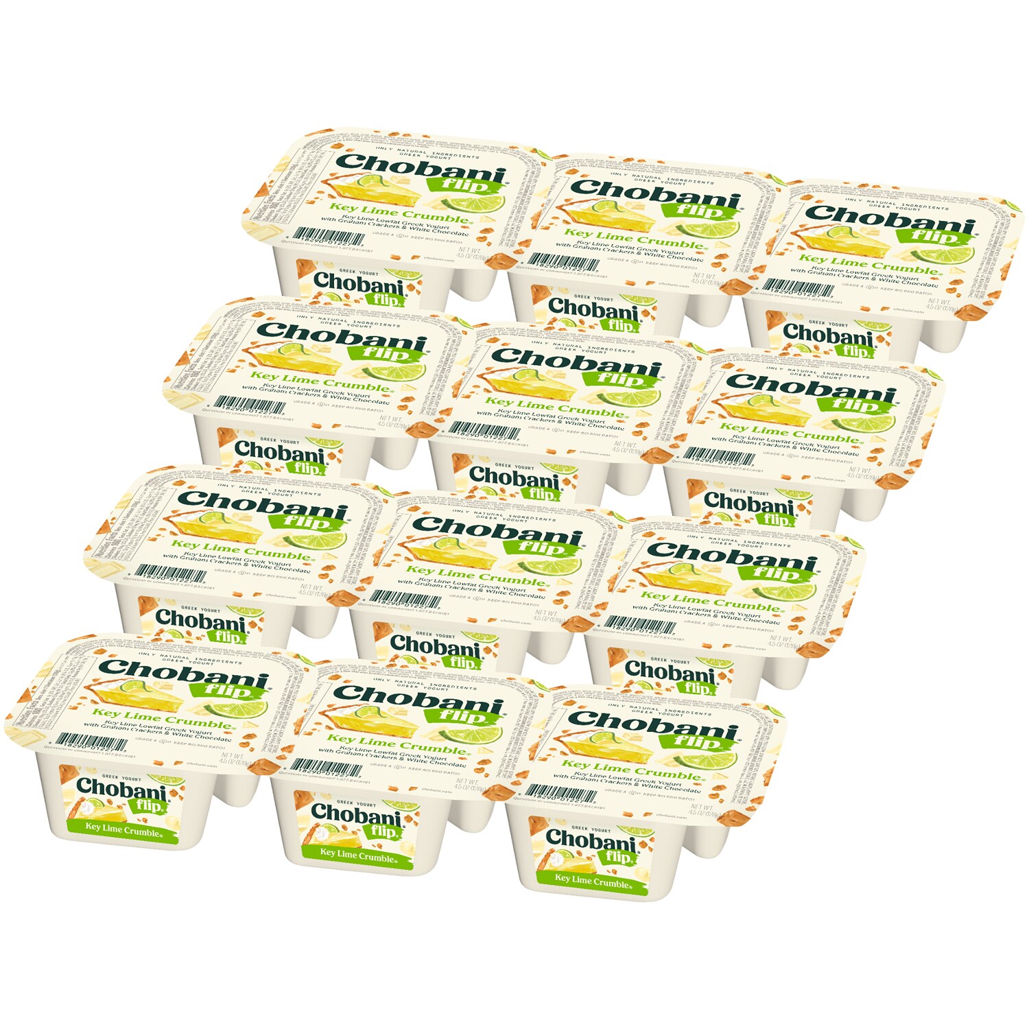 Chobani Flip Low-Fat Greek Yogurt, Key Lime Crumble