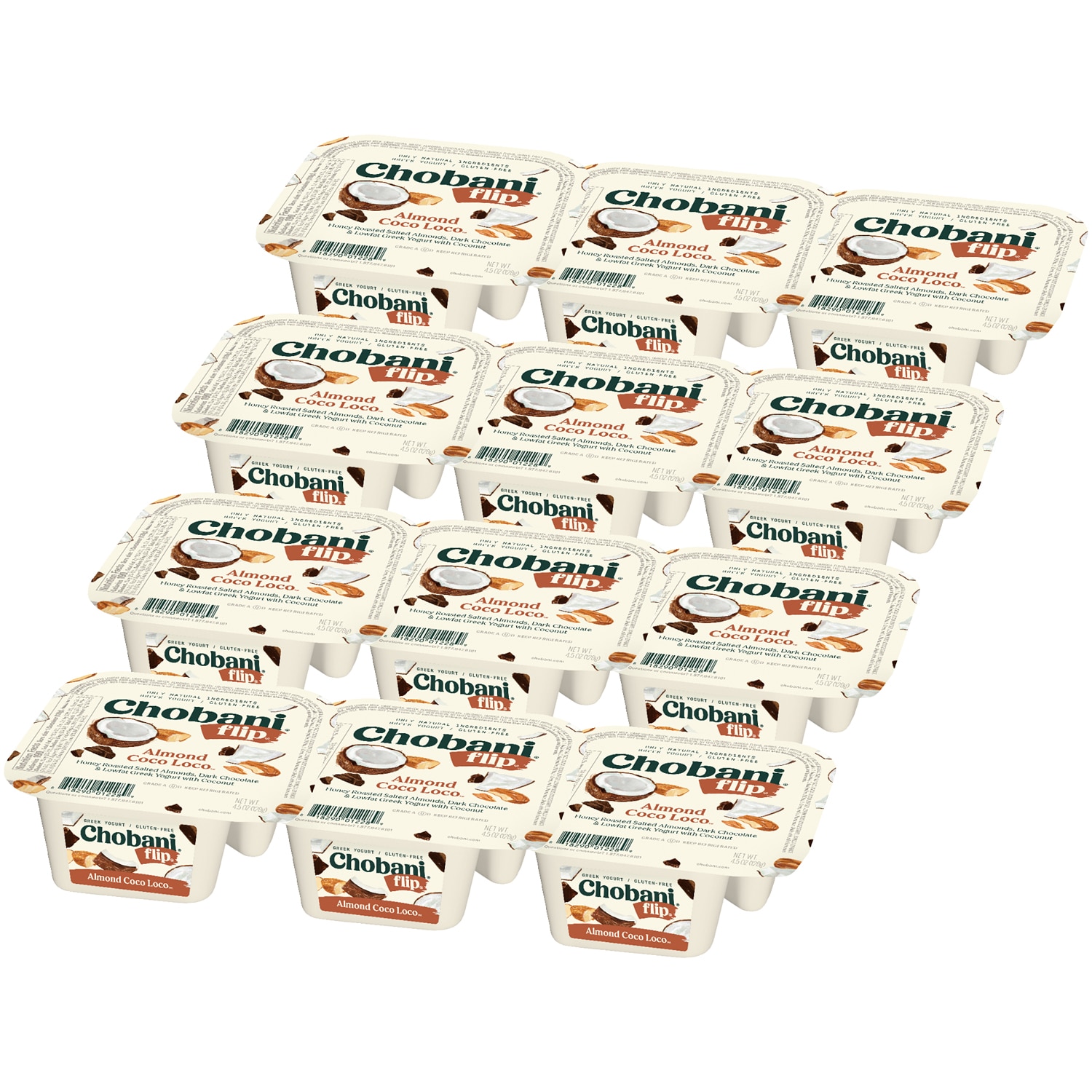 Chobani Flip Low-Fat Greek Yogurt, Almond Coco Loco