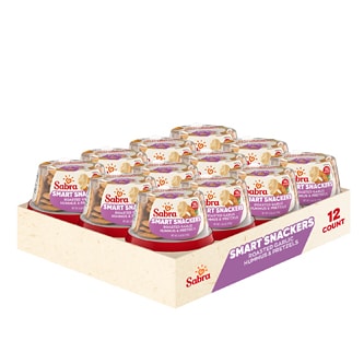 Sabra To Go Hummus, Roasted Garlic and Pretzel Chips, Case