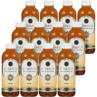GT's Organic Raw Kombucha, Original, Glass Bottles