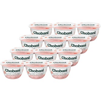 Chobani Less Sugar Greek Yogurt, Monterey Strawberry