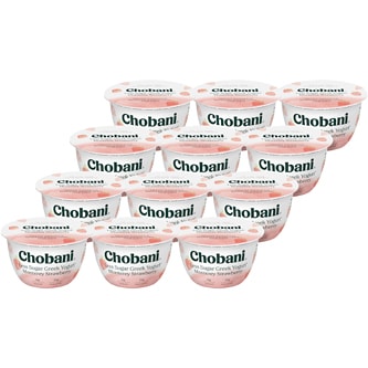 Chobani Less Sugar Greek Yogurt, Monterey Strawberry