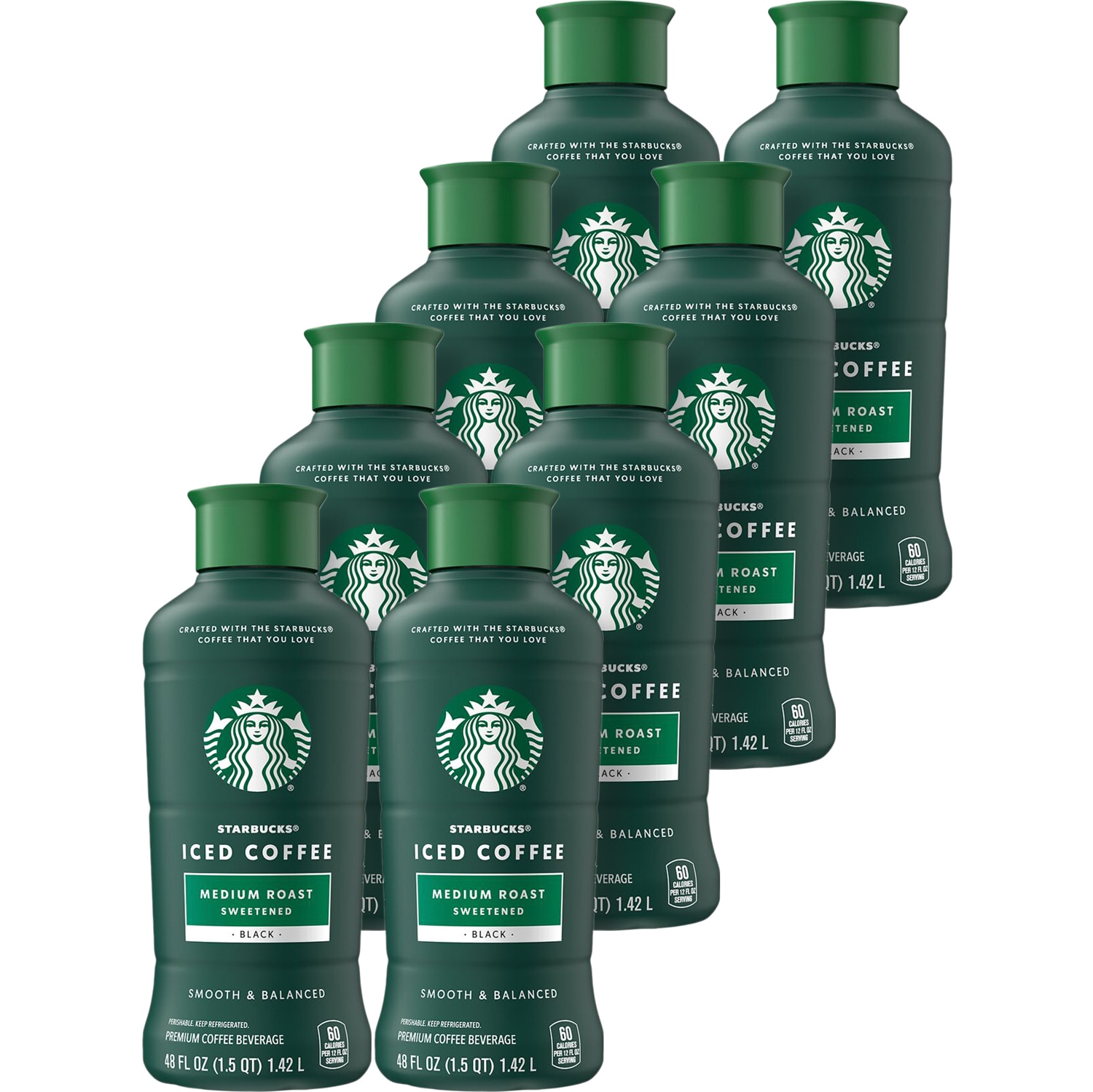 Starbucks Coffee Iced Coffee, Sweetened Medium Roast, Plastic Bottle