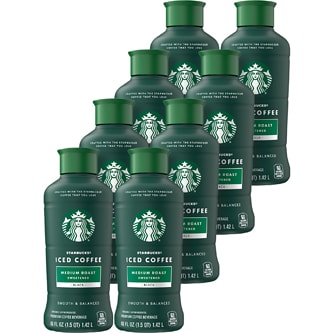 Starbucks Coffee Iced Coffee, Sweetened Medium Roast, Plastic Bottle