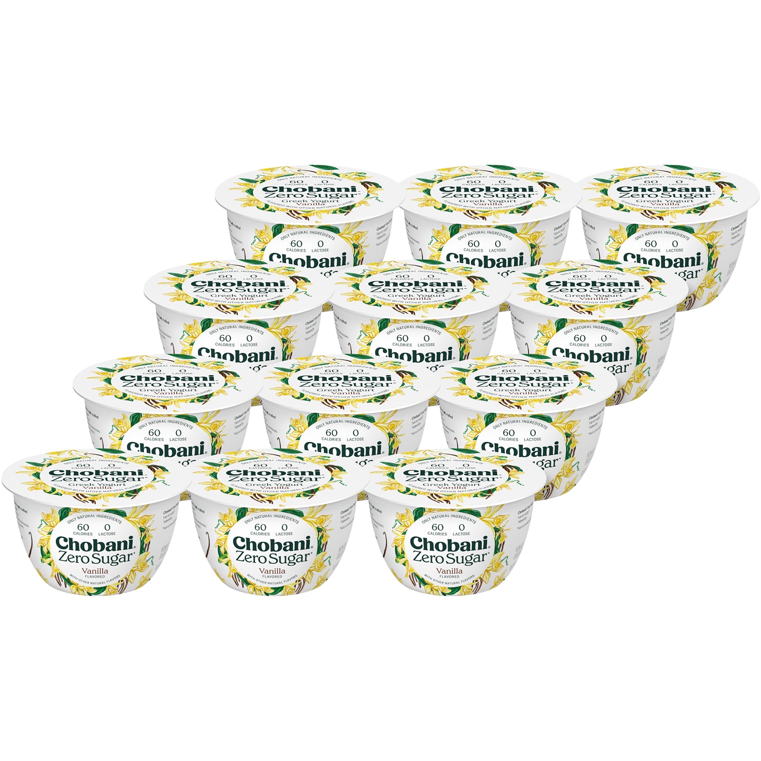 Chobani Zero Sugar Greek Yogurt, Vanilla