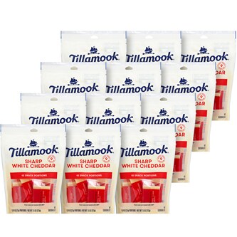 Tillamook Sharp White Cheddar Snack Portions