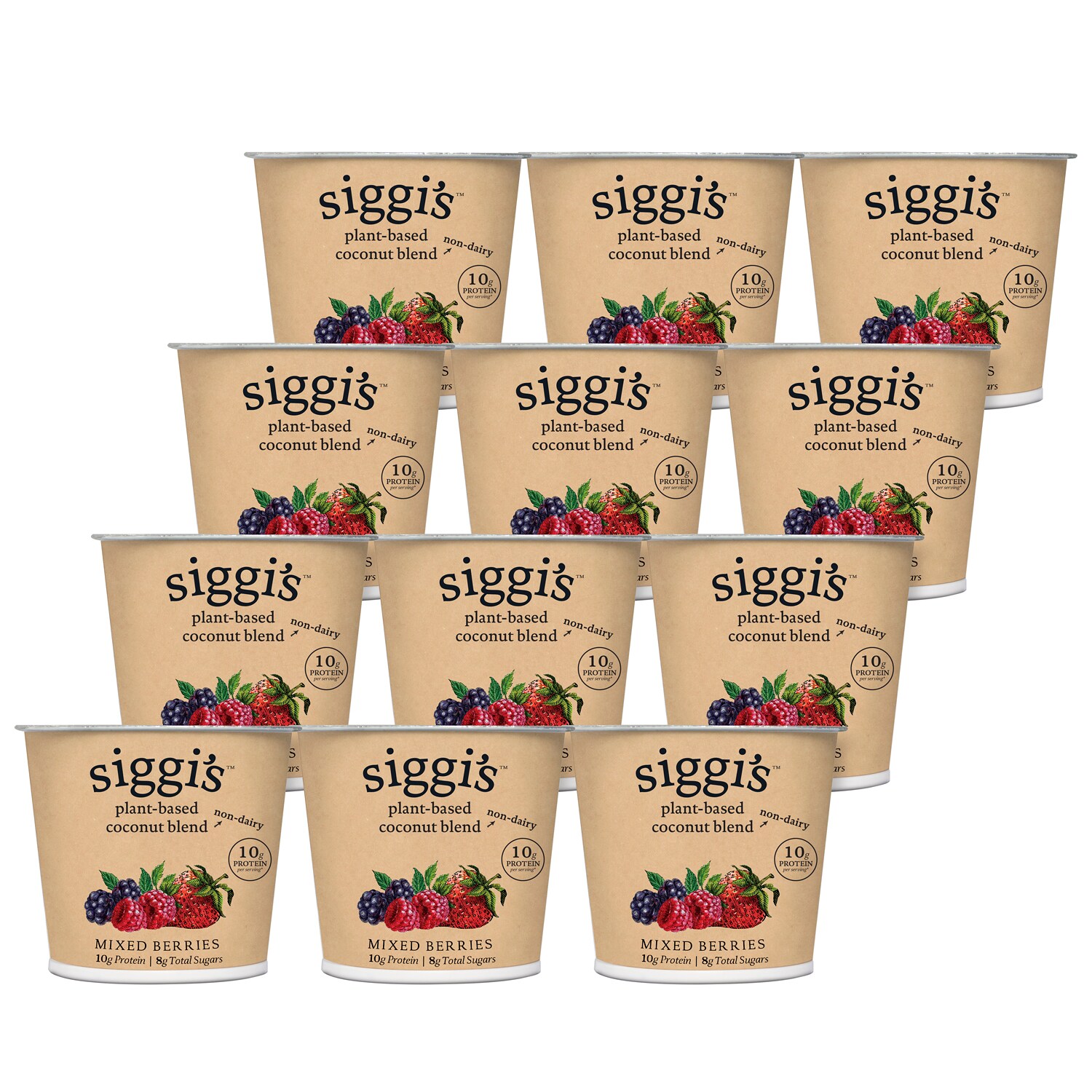 Siggi's Plant-Based Coconut Blend Yogurt, Mixed Berries