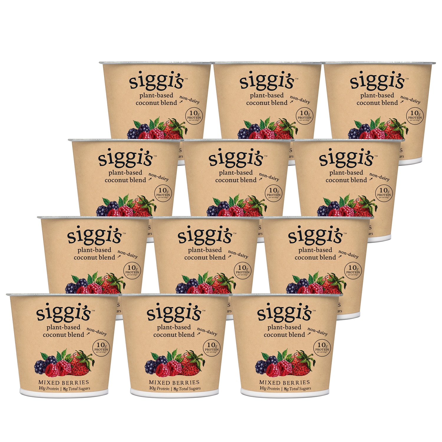 Siggi's Plant-Based Coconut Blend Yogurt, Mixed Berries