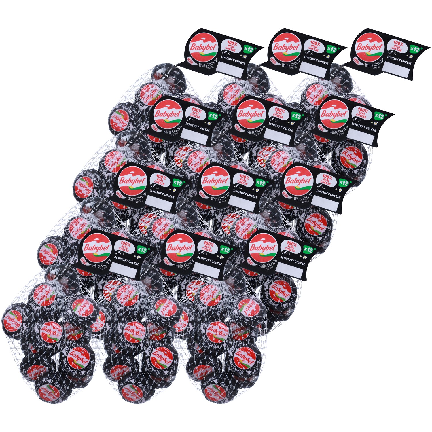 Mini Babybel Snack Cheese, White Cheddar