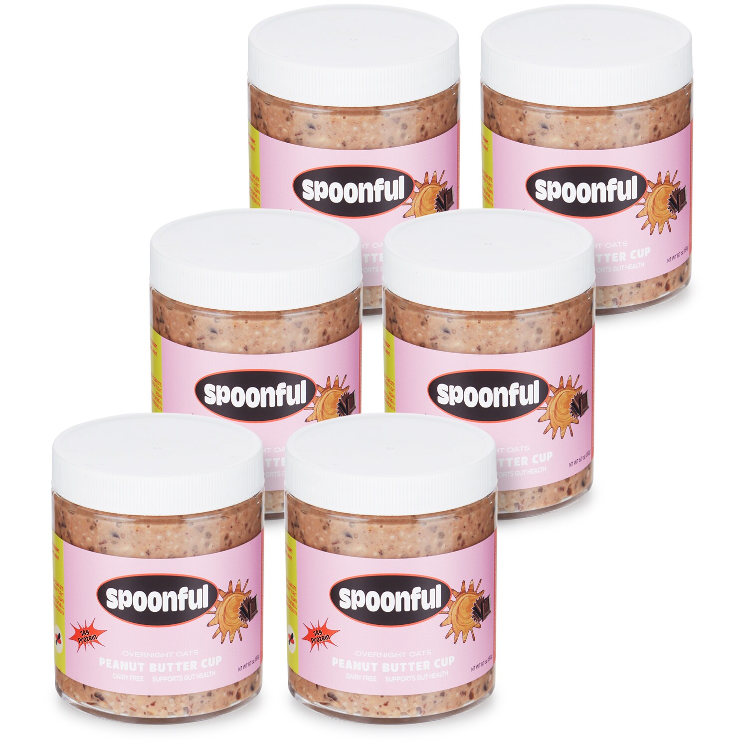 Spoonful Ready-to-Eat Protein Oatmeal, Chocolate Peanut Butter Cup