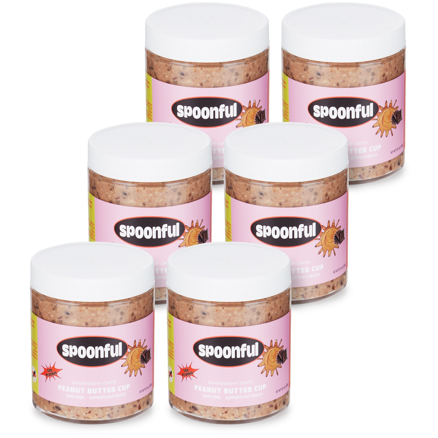 Spoonful Ready-to-Eat Protein Oatmeal, Chocolate Peanut Butter Cup