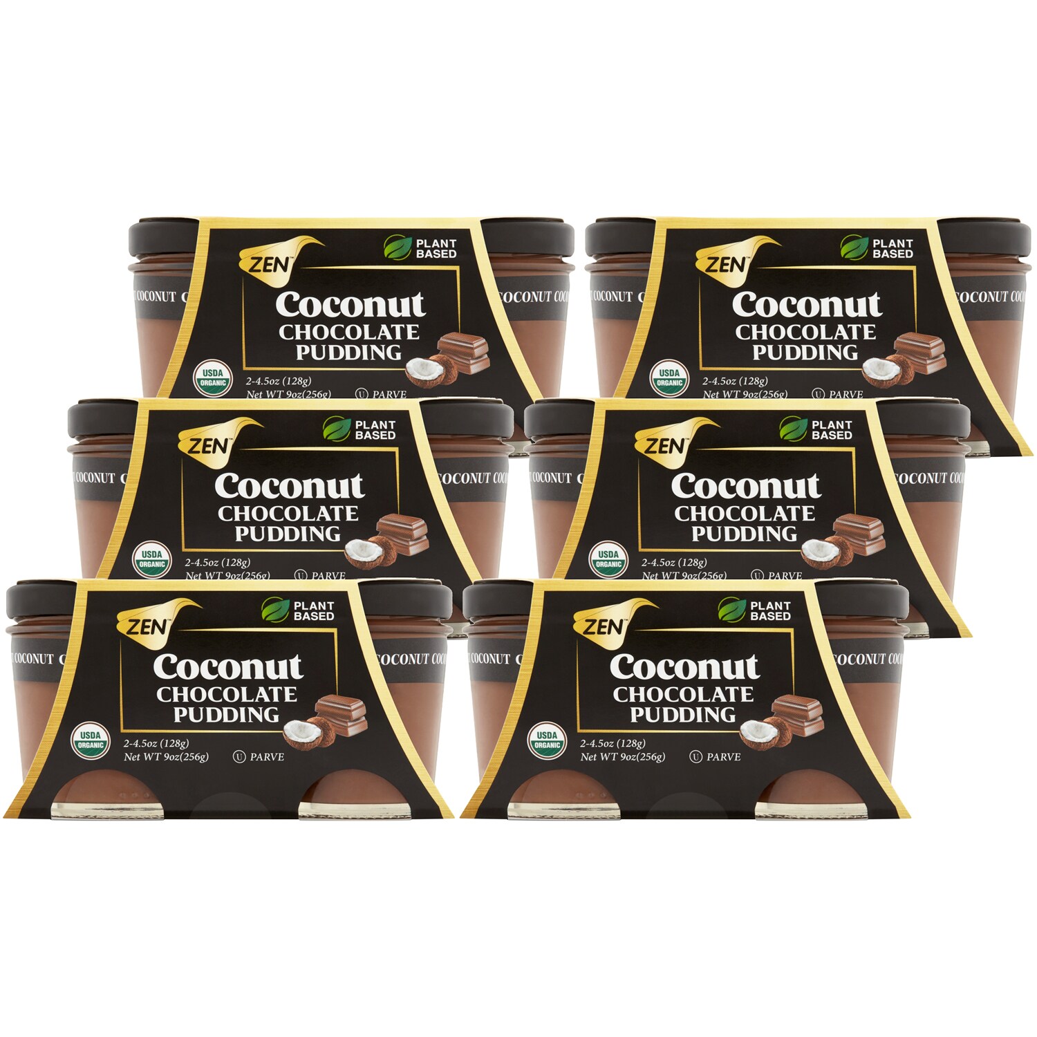 Zen Plant-Based Coconut Milk Pudding, Chocolate