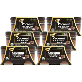 Zen Plant-Based Coconut Milk Pudding, Chocolate