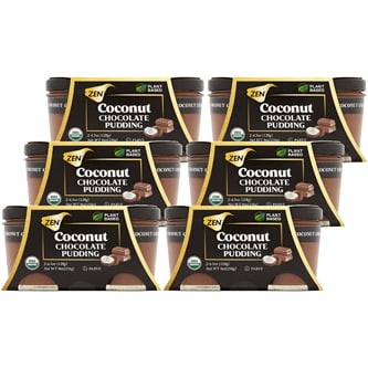 Zen Plant-Based Coconut Milk Pudding, Chocolate