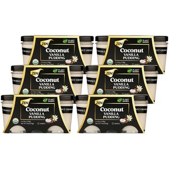 Zen Plant-Based Coconut Milk Pudding, Vanilla