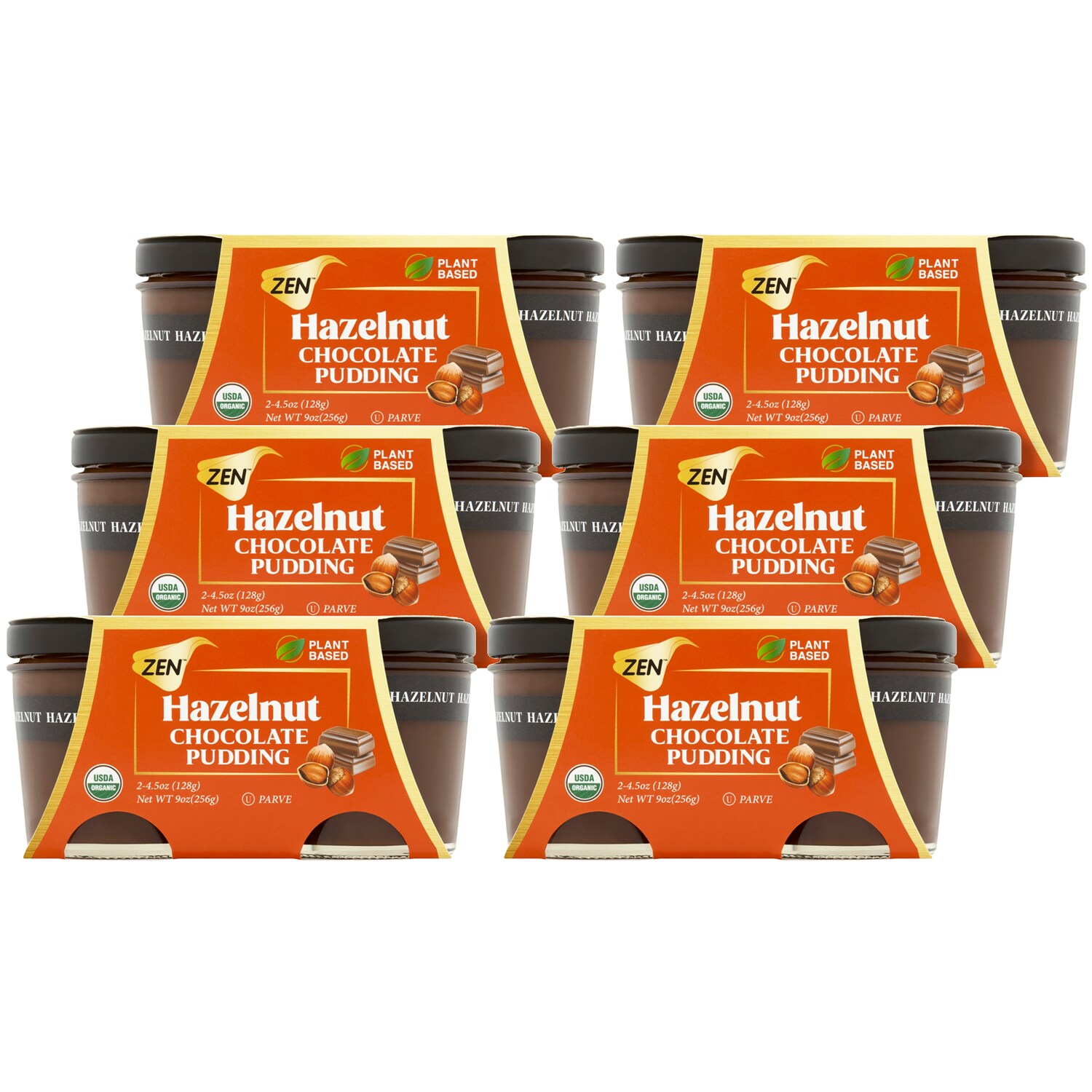 Zen Plant-Based Pudding, Hazelnut Chocolate