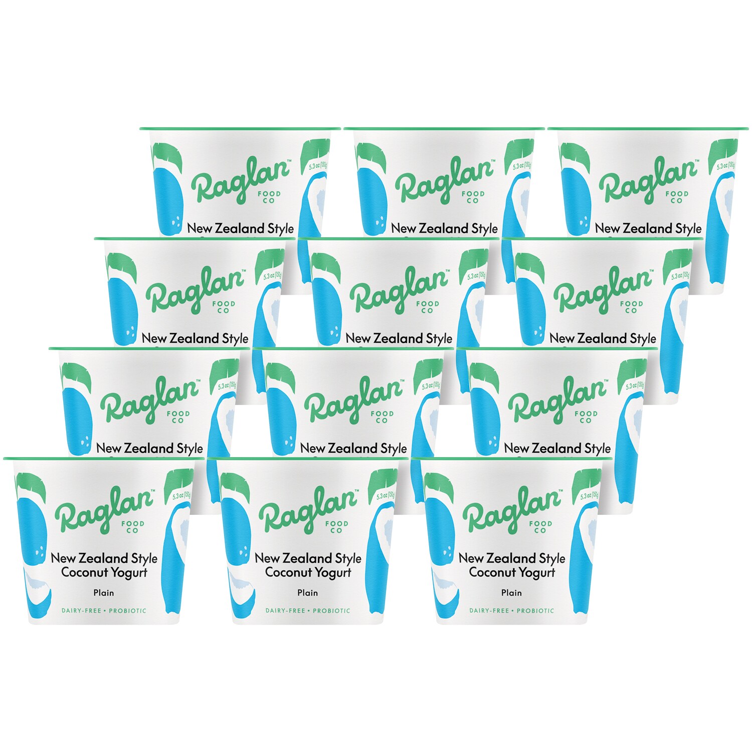 Raglan Food Co. New Zealand Style Coconut Yogurt, Plain