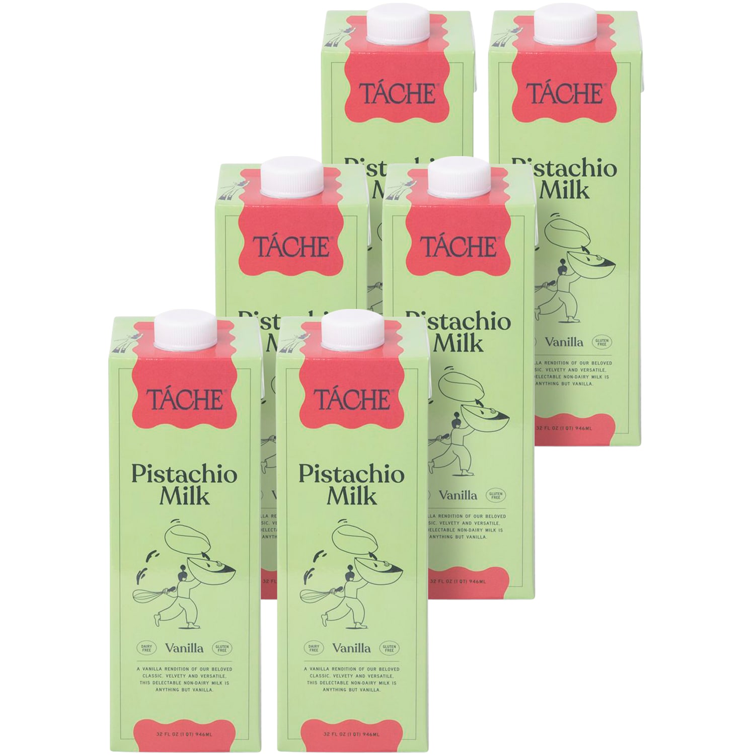 Tache Pistachio Milk, Vanilla, Cartons