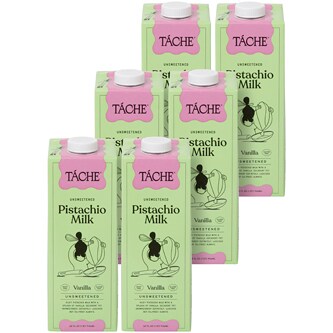 Tache Pistachio Milk, Vanilla Unsweetened, Cartons