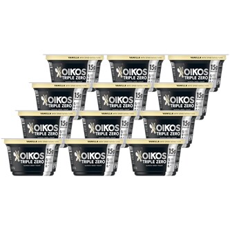 Dannon Oikos Triple Zero Greek Nonfat Yogurt, Vanilla