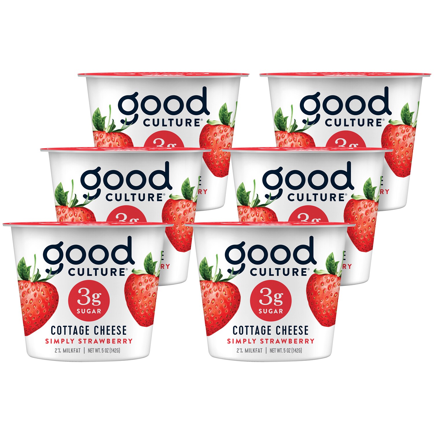 Good Culture 3g Sugar Cottage Cheese, Strawberry