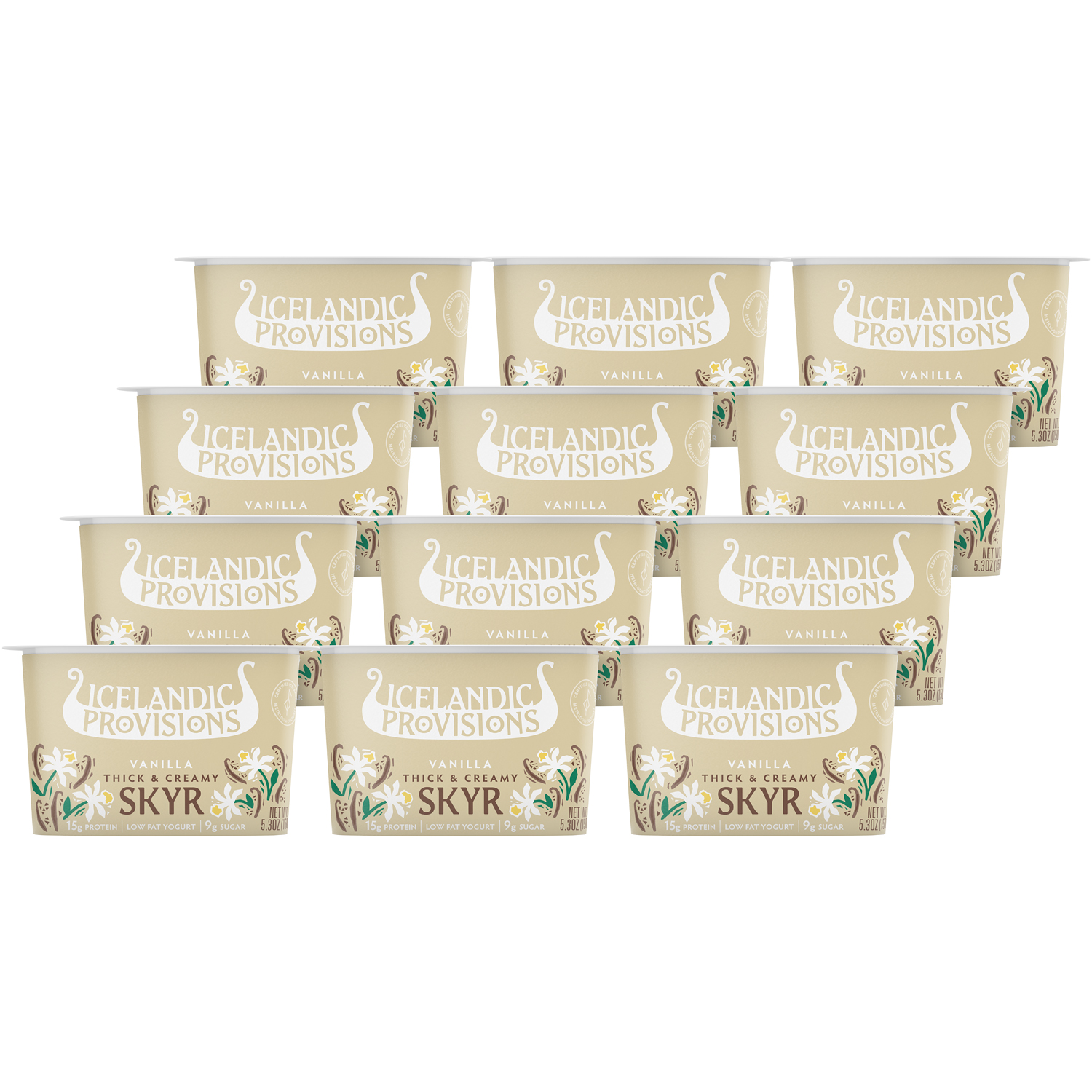 Icelandic Provisions Thick & Creamy Skyr, Vanilla