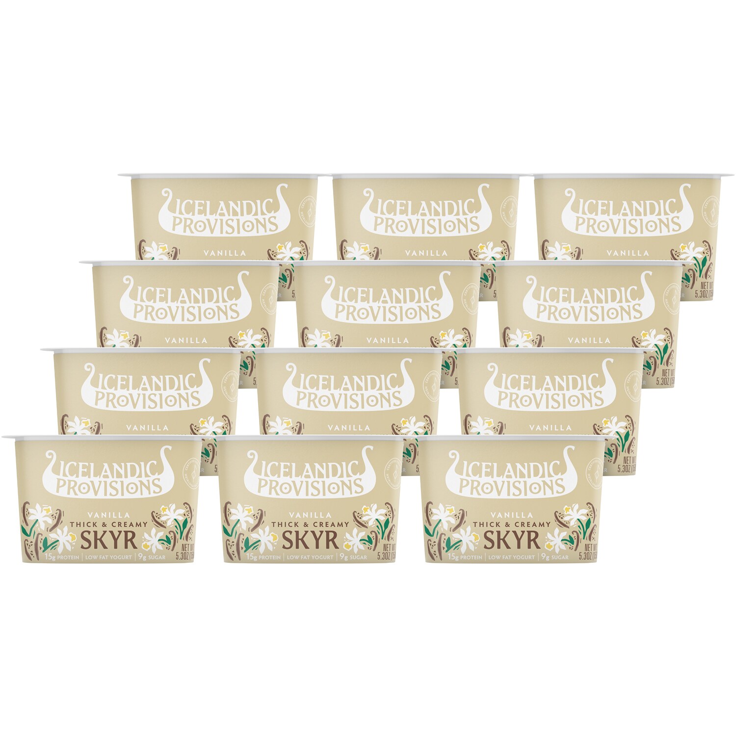 Icelandic Provisions Thick & Creamy Skyr, Vanilla