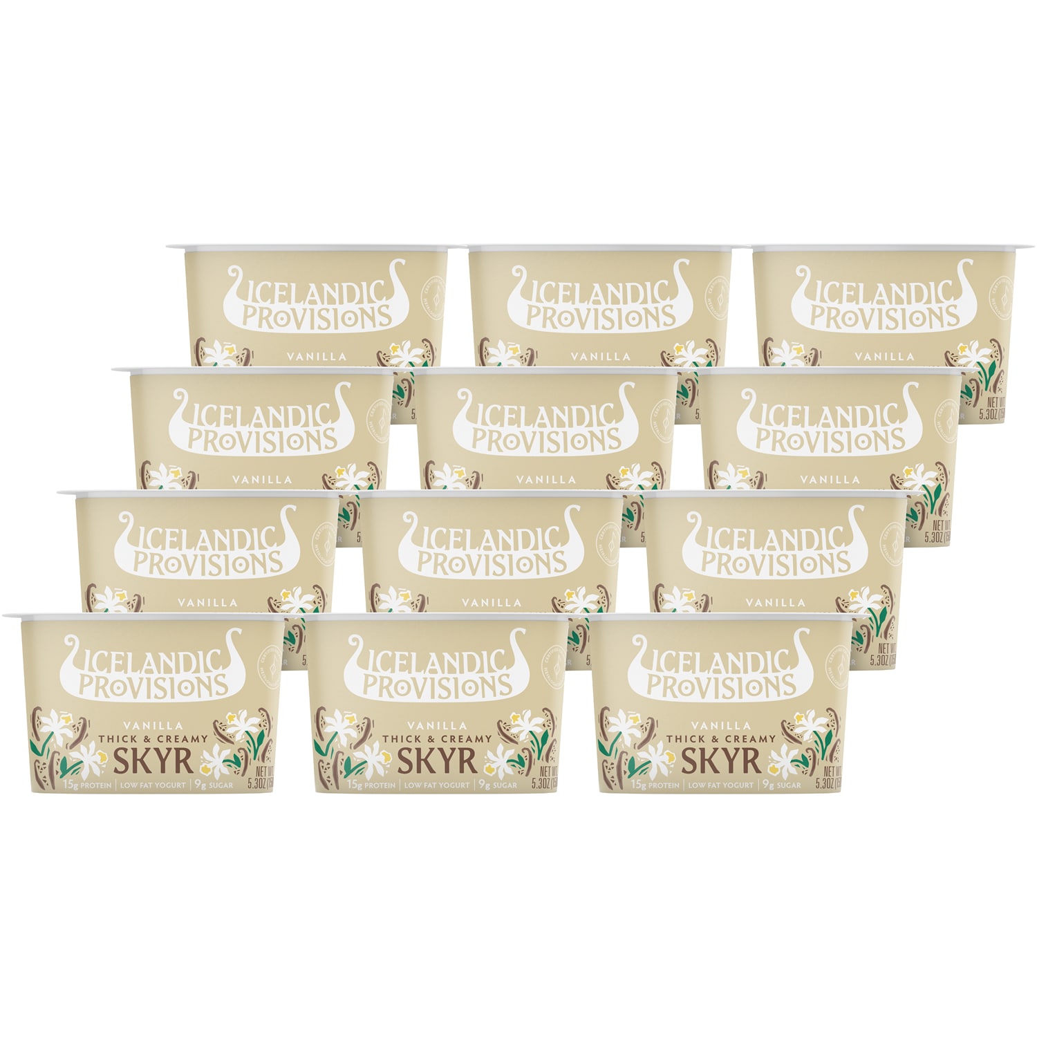 Icelandic Provisions Thick & Creamy Skyr, Vanilla