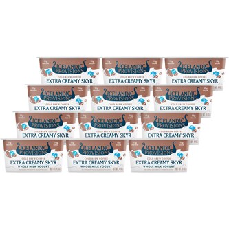 Icelandic Provisions Extra Creamy Skyr Whole Milk Yogurt, Cold Brew Coffee