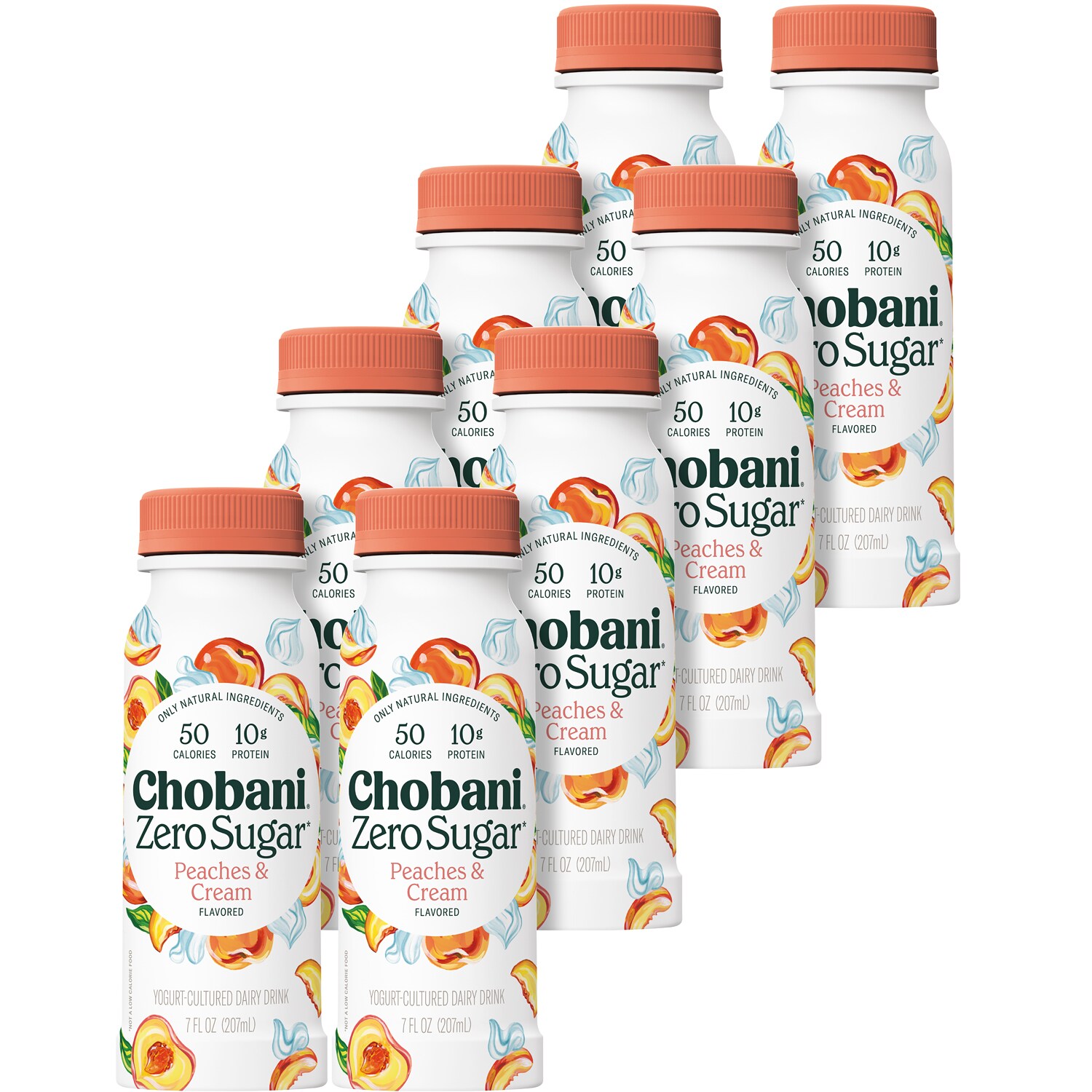 Chobani Zero Sugar Greek Yogurt Drink, Peaches & Cream