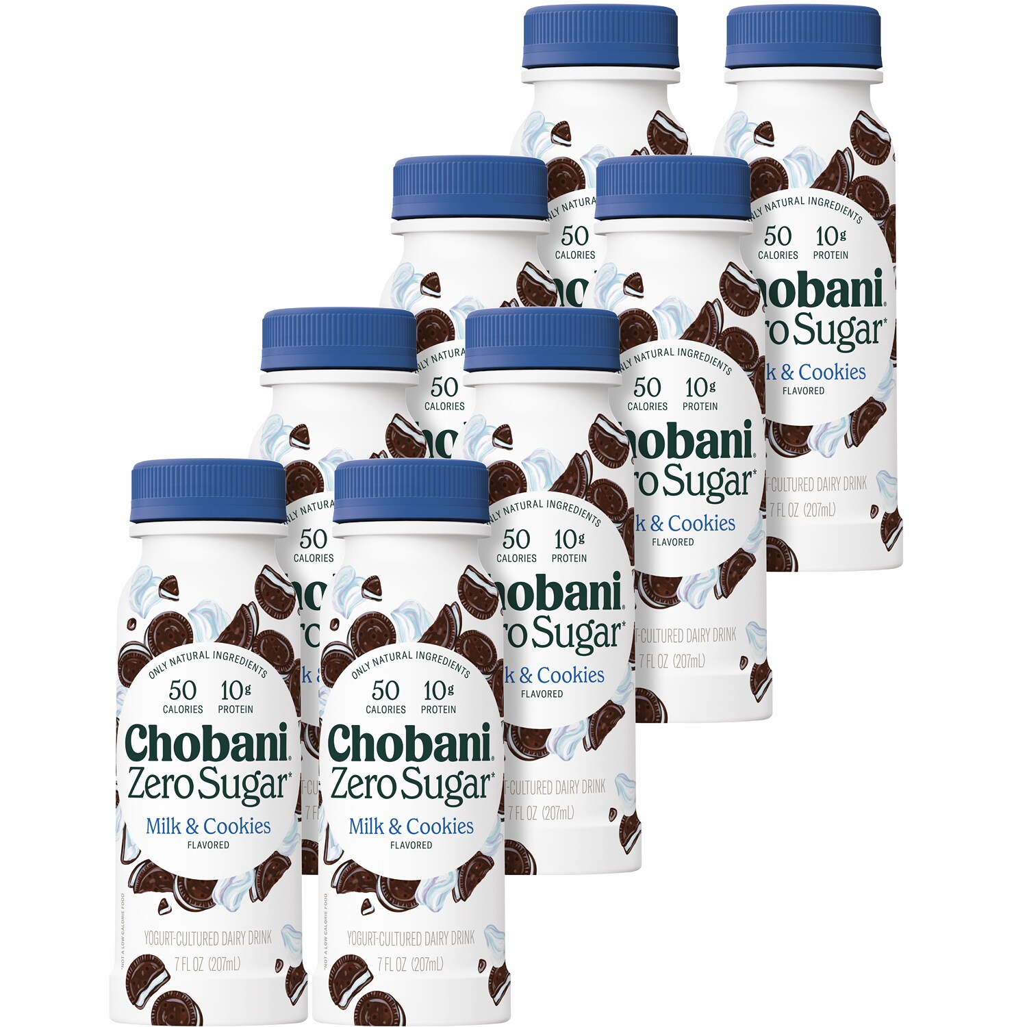 Chobani Zero Sugar Greek Yogurt Drink, Milk & Cookies