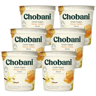 Chobani Reduced Fat Greek Yogurt, Honey Vanilla Blended