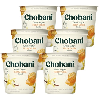 Chobani Reduced Fat Greek Yogurt, Honey Vanilla Blended